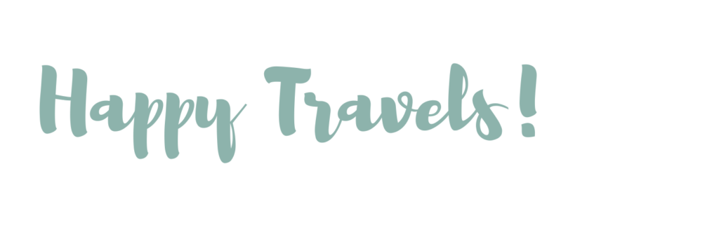 "Happy Travels"